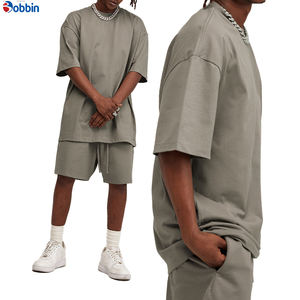New Arrival BOBBIN INDUSTRIES BI-08 Customized Oversized <b>Men's</b> T-<b>Shirt</b> Set Plus Size High Quality Breathable Quick Dry Set Set - Product Image 5
