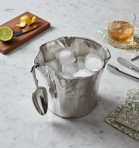 Hielera Rectangular de Aluminio Hecha a Mano de Lujo con Cuchara, Enfriador de Bebidas Estilo Americano para Fiestas, Enfriador de Vino - Product Image 4