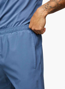 กางเกงขาสั้นผ้ายืดโพลีเอสเตอร์สำหรับผู้ชายกางเกงวิ่งลำลองผ้าสแปนเด็กซ์นุ่มพิมพ์โลโก้ตามสั่ง - Product Image 5