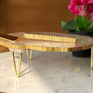 Soporte para tarta de resina con diseño de lava hecho a mano moderno de la mejor calidad al por mayor, soporte decorativo para mesa de boda y cumpleaños - Product Image 5