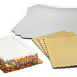 Rectangular Metallic Cake Stand Ins Style Epoxy Silicone Board with Resin Craft Party Decoration Accessories for Cake <b>Pads</b> - Product Image 1