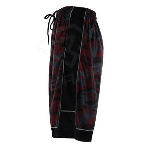 Pantalones cortos de baloncesto para hombres Malla con bolsillo High Street Hip-Hop Último ajuste relajado para hombres - Product Image 3