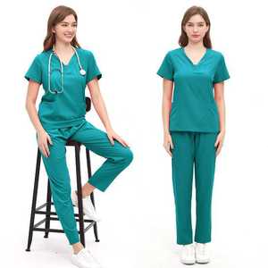 High Women Nurses <b>Size</b> Fashionable Fitted <b>Plus</b> Nursing Sleeve <b>Scrubs</b> Uniforms Sets Wholesale Nurse <b>Scrubs</b> Set Pakistan - Product Image 6
