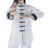 Tenue d'entraînement grande taille, ensemble uniforme de Kung Fu, haute qualité, 100% coton 280g, couleurs et logo personnalisables, unisexe, best-seller