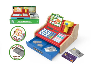 SALLY'S LOVE Houten Kinderkassa Speelgoed voor Kinderen & Kleuters - Product Image 1