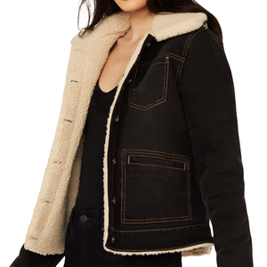 Nouveau produit tendance, veste en jean pour femmes, service OEM, look élégant, bon produit, veste en jean - Product Image 1