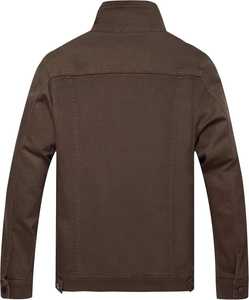 Veste en jean pour homme de haute qualité, pour l'hiver et les activités de plein air, tissu 100% coton épais, style streetwear oversize pour homme - Product Image 3