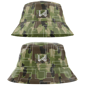 หมวกทรงบัคเก็ตใส่ได้ทั้งชายและหญิงพิมพ์ลายออกแบบได้ตามต้องการผ้าใบเดนิมลายนูนทันสมัยสำหรับตกปลาเล่นสกีงานปักขายส่ง - Product Image 3