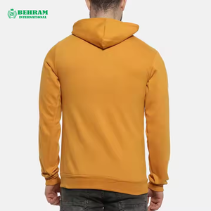 Sweat-shirts à capuche unisexes personnalisés pour la gym, 100% coton molletonné/éponge française, respirants, séchage rapide, vente en gros, sport - Product Image 3