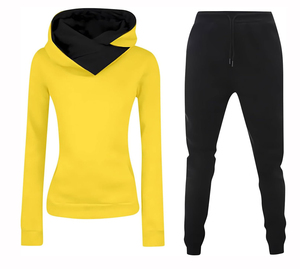 ชุดวอร์มผ้าฝ้ายคุณภาพสูงสำหรับผู้หญิง ขายดี รุ่นใหม่ล่าสุด บริการขายส่ง ระบายอากาศได้ดี พิมพ์โลโก้ ไซส์พลัส สำหรับฤดูหนาว 2026 - Product Image 2