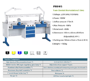 Productos de acero inoxidable cepillado, todo blanco, para técnico Dental, mesa, otros equipos dentales - Product Image 6