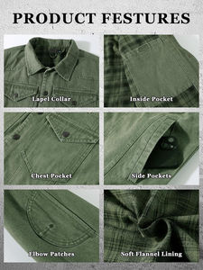 Veste en jean unie à prix abordable et très vendue pour hommes, saison hivernale, fabrication en usine, vestes en denim pour hommes - Product Image 2