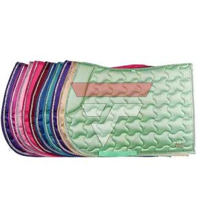 Almohadilla de Silla de Montar Acolchada de Satén de Lujo, Color Verde Agua Brillante, Cojín Ecuestre para Montar, Absorbente de Impactos, Equipo de Entrenamiento de Salto, Venta al Por Mayor - Product Image 3