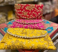 Buatan tangan elegan desain etnik hadiah pernikahan dompet amplop ringan dan bergaya penutup uang