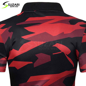 Service OEM T-shirts polo pour hommes Logo personnalisé Tops tricotés légers à séchage rapide pour le fitness - Product Image 6