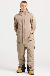 2026 Men's Snowboard Ski Suit Waterproof Breathable Khaki Snowboarding Ski Suits Women and Men Insulated Ski Jacket - Product Image 4