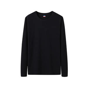 Ropa de otoño Sudadera cálida Nuevo diseño Color sólido Cuello redondo Ropa de gimnasio ligera La mejor fábrica hecha para hombres de GSM - Product Image 4