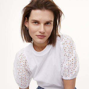 Camiseta Casual de Manga Corta para Mujer, Corte Regular, Servicio OEM Personalizado, Tela de Algodón, Secado Rápido, Transpirable, Estampado Veraniego, Superventas - Product Image 4