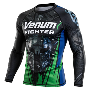 Rashguard Venum de Manga Larga Hecho a Medida de Alta Calidad, Secado Rápido, Cómodo, Ligero, Spandex, Poliéster - Product Image 4