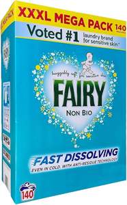 Lessive en poudre Fairy Non-Bio, pack familial 130 lavages - Product Image 2