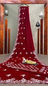 Indian Beautiful Latest Traditional Women Wear Designer Bandhani Worked Bandhani Sarees al por mayor y precio asequible - Product Image 3