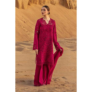 Ensemble de costumes pour femmes Rang Rasiya Premium Embroidered Lawn'24 D-10 Rameen TC-828 - Product Image 3