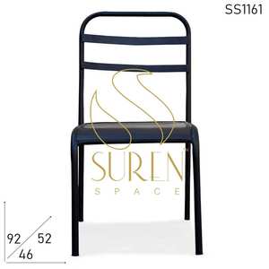Industrial Design <b>Outdoor</b> <b>Metal</b> <b>Chair</b> for Dining for Hospitality and Commercial Purposes Hotel Application - Product Image 4