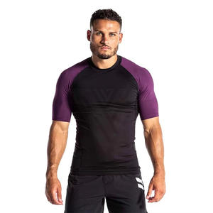 T-shirt de compression unisexe MMA 2026 de qualité export, manches courtes, protection du cou, respirant, imprimé par sublimation personnalisée - Product Image 1