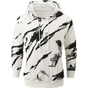Sudadera con capucha teñida de mezcla de algodón de peso pesado al por mayor para hombre, ropa de invierno, cuello con capucha bordado con logotipo personalizado teñido liso - Product Image 1