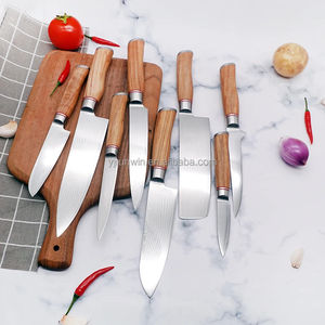Cuchillos de Cocina Profesionales de Alta Calidad de 3.5 Pulgadas, Cuchillo para Pelar Frutas de Acero Damasco VG10 con Mango de Madera de Olivo Natural - Product Image 5
