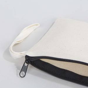 Bolso de mano sin forro de gabardina 6x5, bolsa de algodón natural - Product Image 4