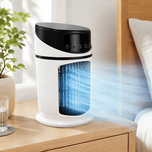 Ventilador Portátil 4 en 1 con Luz LED, Nebulizador y 3 Velocidades, Mini Ventilador USB de Mano, Humidificador, con Una a Tres Velocidades de Viento - Product Image 1