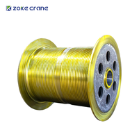 Ensemble de tambour de câble pour grue, tambour de câble rainuré en acier sur mesure pour grue à pont, grue portique et palan