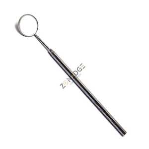 Top Selling Professional Stainless Steel Dental <b>Mouth</b> Examination Mirror with No-slip Handle Metal <b>Mouth</b> Mirror By Zonedge - Product Image 3
