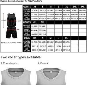 Maillot de basket-ball personnalisé avec nom d'équipe, numéro et logo, uniforme personnalisé pour adultes et enfants - Product Image 6