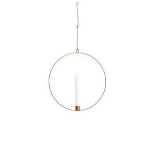Bougeoir rond en fer pour chandelle - Product Image 4
