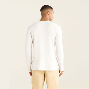 Haute qualité hommes à manches longues 100% à la mode T-Shirt respirant tricoté tissu confortable grande taille en gros à grand prix - Product Image 3