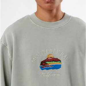 Sweat-shirt d'hiver pour homme, col rond, coupe classique, 100% coton, uni, décontracté, manches longues, écologique, respirant, haute qualité, en gros - Product Image 2