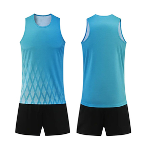 Conjunto de uniformes de campo de pista impresos sin mangas profesionales para adultos-Ropa de equipo deportivo de poliéster 100% duradera transpirable de secado rápido - Product Image 1