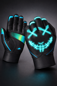 Guantes de Fútbol Americano con Palma de Alto Agarre, Guantes de Entrenamiento con Estampado Gráfico, Compatibles con Pantalla Táctil, Antideslizantes, OEM, ODM, Venta al Por Mayor - Product Image 4