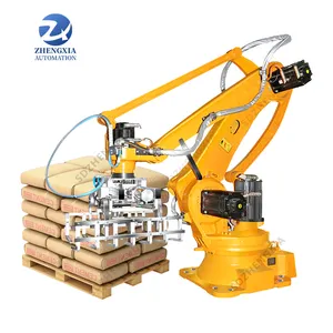 Palletizer Cement 15 Kg 25Kg 50Kg Zakken Kartonnen Flessen Stapelaar Machine Palletiseren Lijn Estun Robot Automatische Palletiseermachine