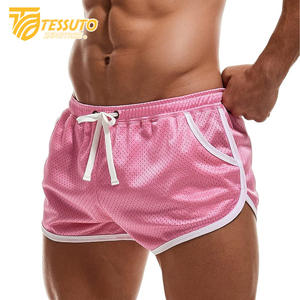 High Quality Men's & Women's Gym Fitness Athletic Running <b>Shorts</b> Quick Dry Breathable Mesh Striped <b>Zipper</b> Pockets Plain Dyed - Product Image 2