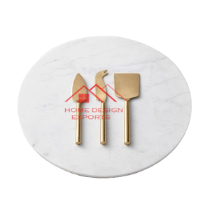 Tabla de queso de mármol Tabla de cortar de tamaño personalizado de calidad superior Tabla de cortar para restaurante - Product Image 4