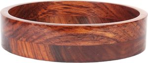 Caja de Roti de madera de Sheesham rústica con detalles hechos a mano y tapa Caja de Roti de madera natural ecológica para almacenamiento de Chapati fresco - Product Image 4