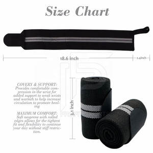 Meilleur prix Gym Poignets Néoprène Fitness Workout Haltérophilie Poignet Sangles de soutien à vendre - Product Image 5