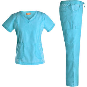Conjuntos de fregado médico de manga larga estirables para hospitales de enfermería y uniformes de estilo Jogger de spa ropa cómoda y profesional - Product Image 6