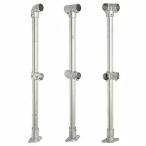 Raccord de collier de clé en Tube d'acier galvanisé bricolage assembler une barrière <span class=keywords><strong>et</strong></span> une main courante - Product Image 1