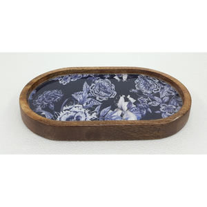 ถาดเสิร์ฟอาหารโลหะทรงรีพร้อมรูปลอกเคลือบสำเร็จสำหรับงานแต่งงานและโรงแรมถาดเสิร์ฟอาหารแบบแฮนด์เมดจำนวนมาก - Product Image 2