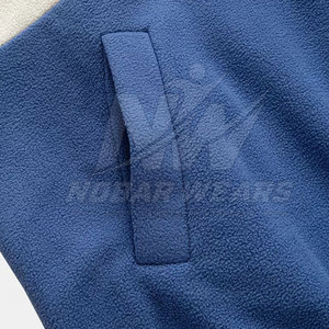 Veste polaire de trekking pour homme, col montant, fermeture éclair quart de tour, légère, chaude, vêtements d'extérieur pour l'hiver - Product Image 5