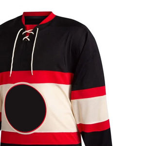 Jersey de Hockey sobre Hielo de Alta Calidad al por Mayor, Venta Caliente, Logotipo Personalizado Profesional, Sublimado, Bordado Personalizado - Product Image 5